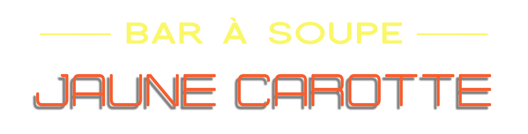 Logo Bar à Soupe JAUNE CAROTTE